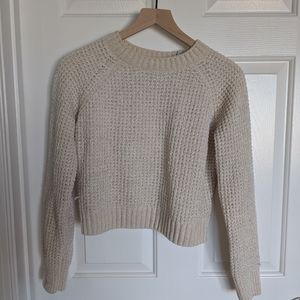 Altar'd State Cream Knit Sweater